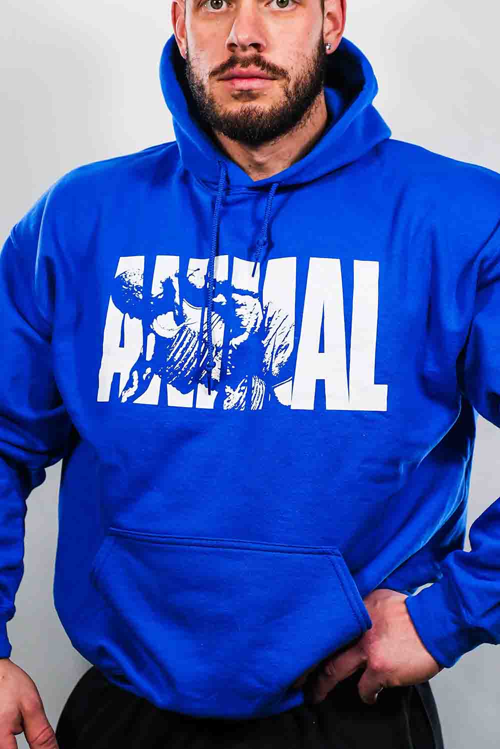 Universal Nutrition Animal Fury Hooded Sweater Blue