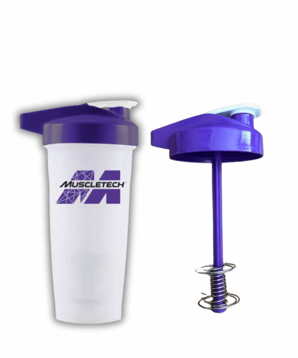 Muscletech Classic Shaker White/Purple - Image 2