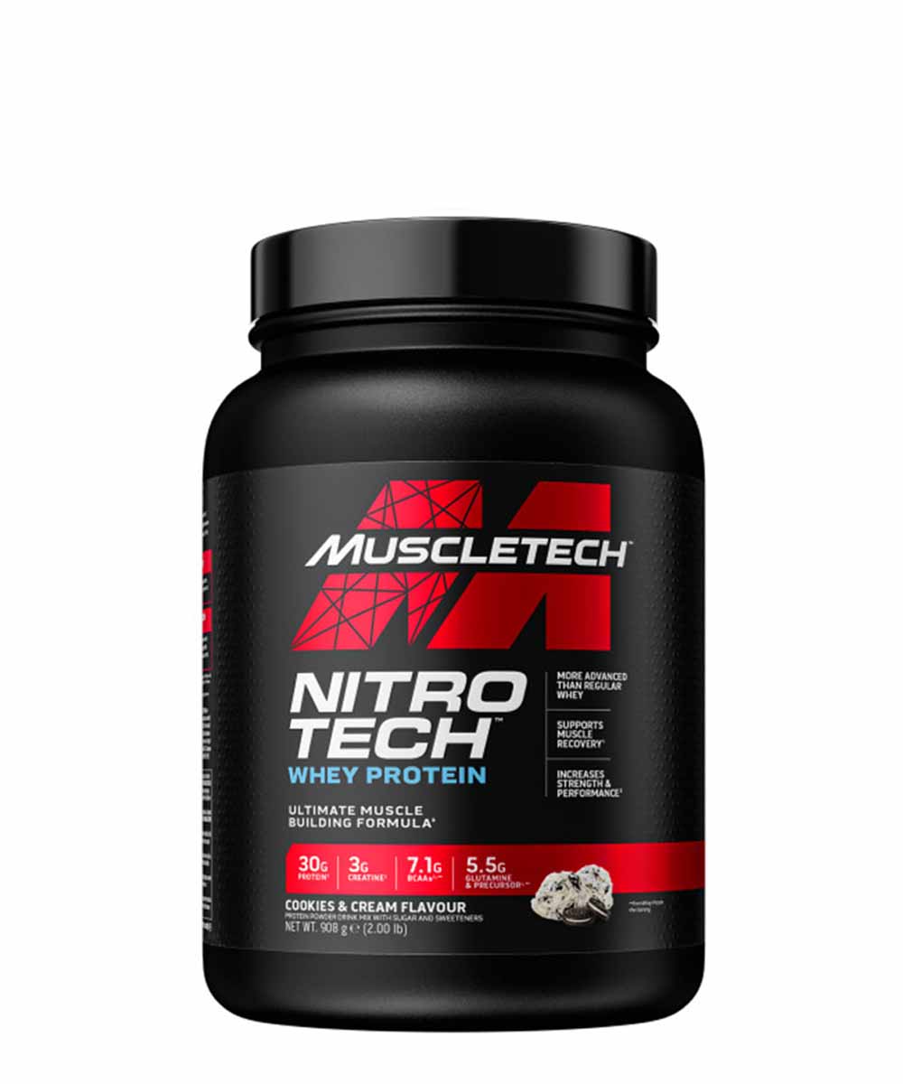 MuscleTech Nitro Tech Whey Protein – 908g
